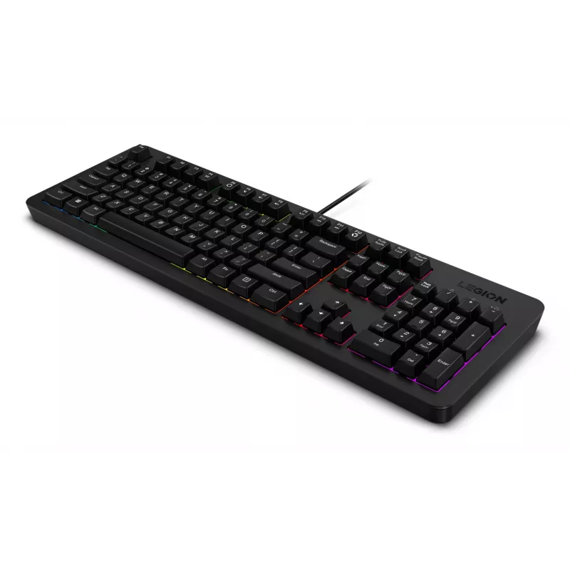 Lenovo Legion K310 RGB teclado gaming, USB, disposição inglês EUA, preto, de membrana