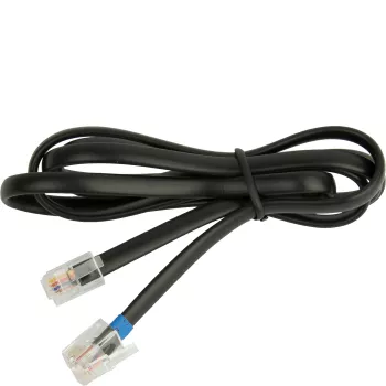 Cabo de telefone Jabra (cabo plano com ficha modular padrão RJ9 para RJ9)