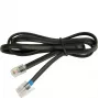 Cabo de telefone Jabra (cabo plano com ficha modular padrão RJ9 para RJ9)