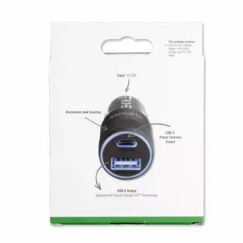 Carregador de dispositivo móvel 4smarts 464448 universal preto isqueiro automóvel