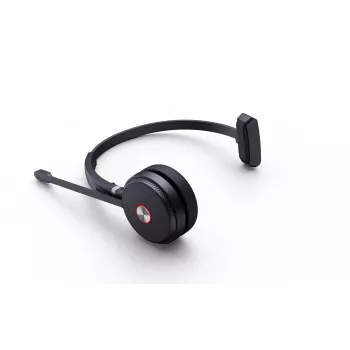 Headset Yealink WH62 Mono UC, sem fios, escritório/call center, 20 - 20000 Hz, 80 g, headset, preto