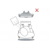 Suporte de documentos BakkerElkhuizen FlexDoc Cristal Clear