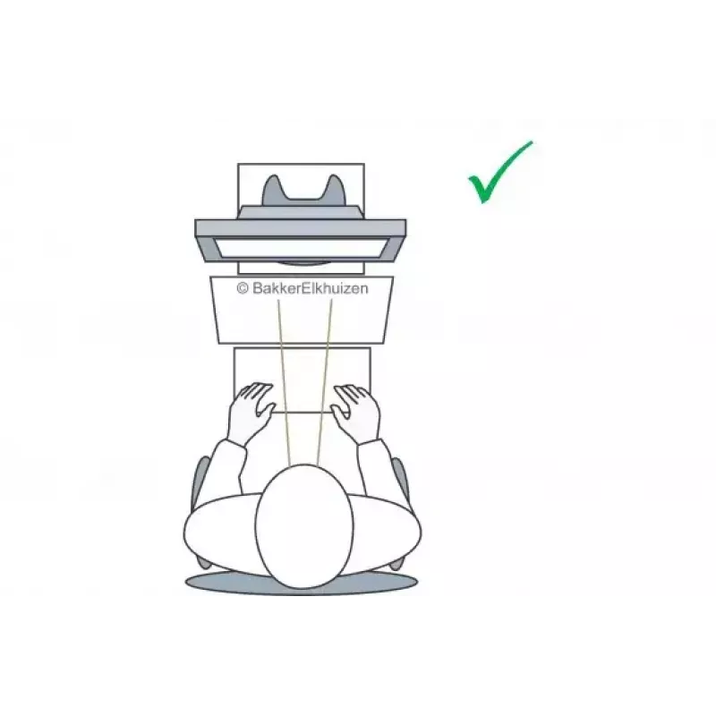 Suporte de documentos BakkerElkhuizen FlexDoc Cristal Clear