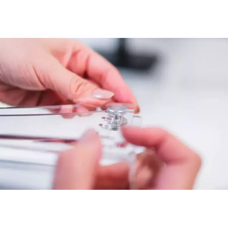Suporte de documentos BakkerElkhuizen FlexDoc Cristal Clear