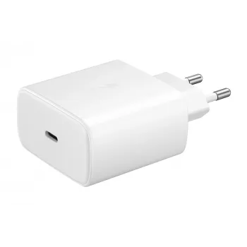 Samsung EP-TA845 smartphone branco AC carregamento rápido interior