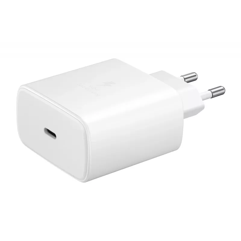 Samsung EP-TA845 smartphone branco AC carregamento rápido interior