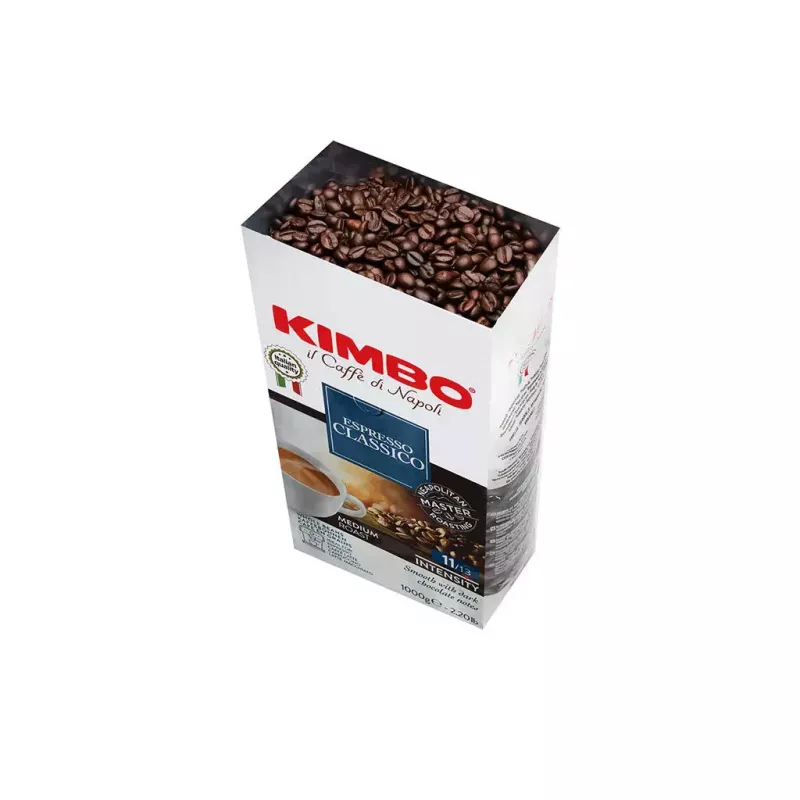 KIMBO 014089 Espresso Classico grãos de café 1 kg torra média