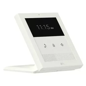 Posto interno de videoporteiro 2N Clip 10,9 cm (4,3 polegadas) LCD, 480×272, tátil, branco, Gigabit Ethernet, DC/PoE