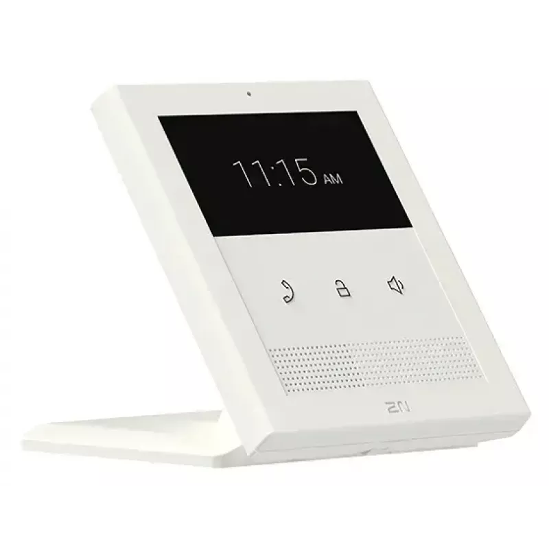 Posto interno de videoporteiro 2N Clip 10,9 cm (4,3 polegadas) LCD, 480×272, tátil, branco, Gigabit Ethernet, DC/PoE
