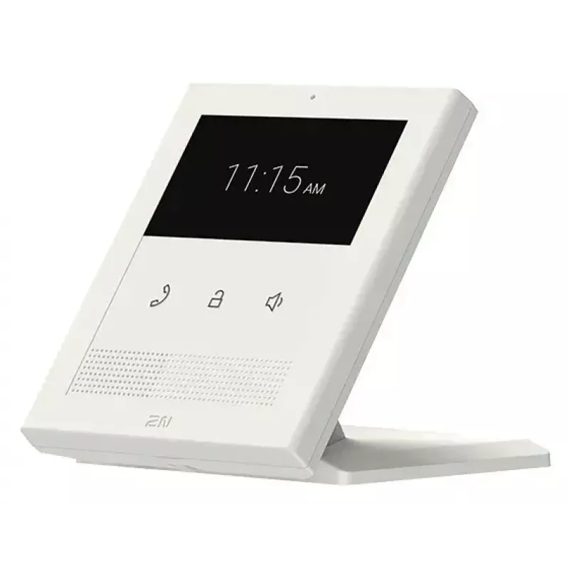 Posto interno de videoporteiro 2N Clip 10,9 cm (4,3 polegadas) LCD, 480×272, tátil, branco, Gigabit Ethernet, DC/PoE