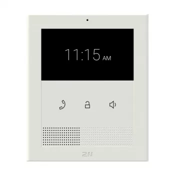 Posto interno de videoporteiro 2N Clip 10,9 cm (4,3 polegadas) LCD, 480×272, tátil, branco, Gigabit Ethernet, DC/PoE