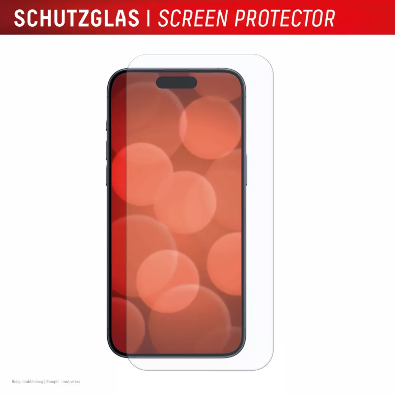 Película de proteção de ecrã Displex + capa para Apple iPhone 16, moldura de montagem Eco, resistente a riscos