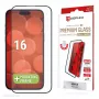 Película de proteção de ecrã Displex Premium (Full Cover, 10H) para Apple iPhone 16, moldura de montagem Eco, Full Cover