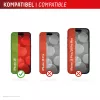 Película de proteção de ecrã Displex Premium (Full Cover, 10H) para Apple iPhone 16, moldura de montagem Eco, Full Cover
