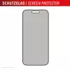 Película de proteção de ecrã com filtro de privacidade Displex (10H) para Apple iPhone 16, moldura de montagem Eco, filtro de privacidade
