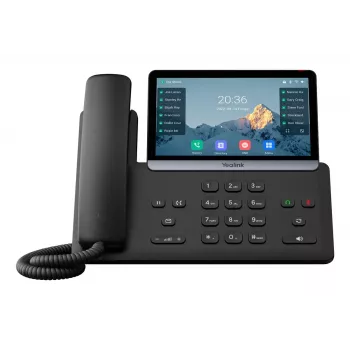 Telefone IP Yealink SIP-T77U ecrã tátil de 7 polegadas, áudio HD, telefone SIP de secretária
