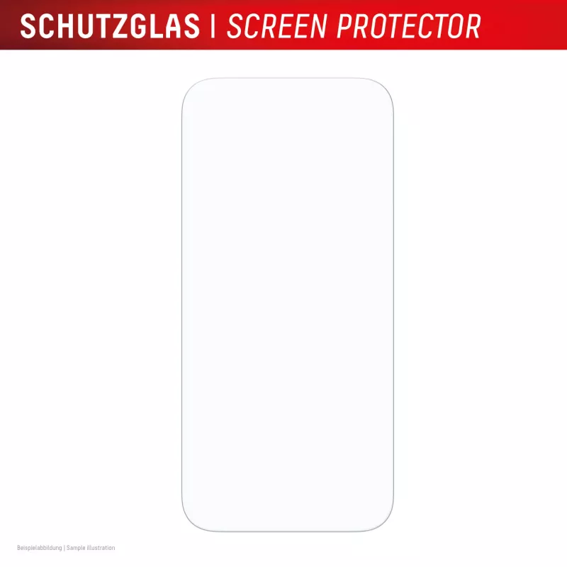 Displex película protetora de ecrã (10H) para Apple iPhone Air, moldura de montagem Eco, resistente a riscos