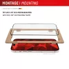 Película de proteção de ecrã Displex Premium (Full Cover, 10H) para Apple iPhone 17 Pro Max, moldura de montagem Eco, Full Cover