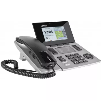 Telefone IP AGFEO ST 56 prateado LCD