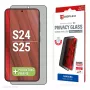 Película de proteção de ecrã Displex (10H) para Samsung Galaxy S24/S25, moldura de montagem Eco, filtro de privacidade