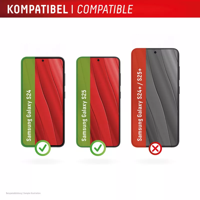 Película de proteção de ecrã Displex (10H) para Samsung Galaxy S24/S25, moldura de montagem Eco, filtro de privacidade