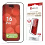 Protetor de ecrã Displex Premium Anti-Reflex (cobertura total antirreflexo, 10H) para Apple iPhone 16 Pro, moldura de montagem Eco, cobertura total