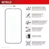 Protetor de ecrã Displex Premium Anti-Reflex (cobertura total antirreflexo, 10H) para Apple iPhone 16 Pro, moldura de montagem Eco, cobertura total
