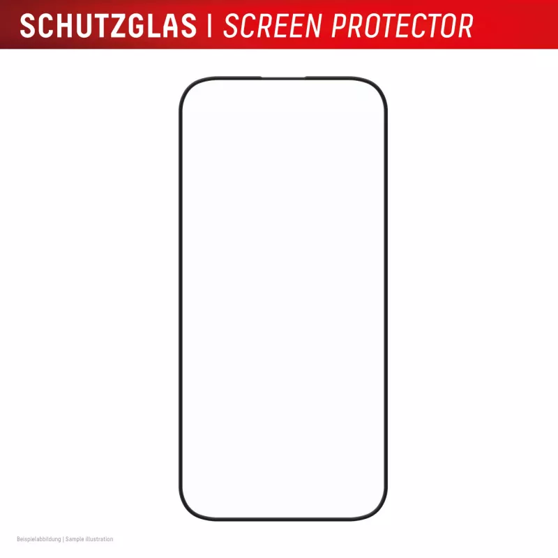 Protetor de ecrã Displex Premium Anti-Reflex (cobertura total antirreflexo, 10H) para Apple iPhone 16 Pro, moldura de montagem Eco, cobertura total