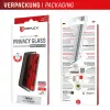 Película de privacidade Displex (10H) para Apple iPhone 16 Pro Max, moldura de montagem Eco, filtro de privacidade