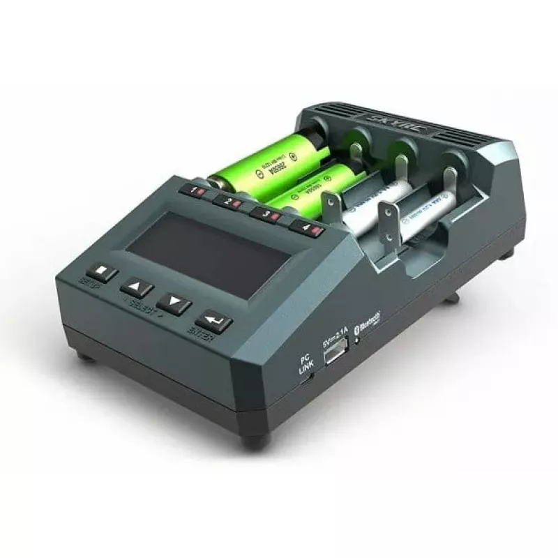 Carregador SKYRC MC3000 carregador inteligente de 4 canais para baterias de iões de lítio e NiMH