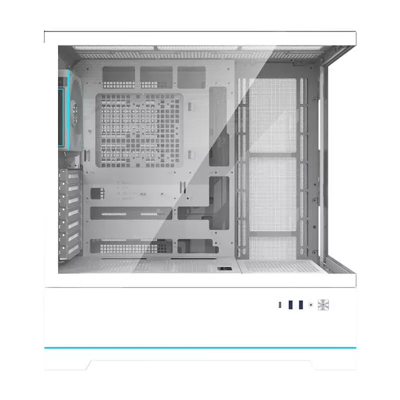Caixa para computador Darkflash DY451 PRO, ATX, branco