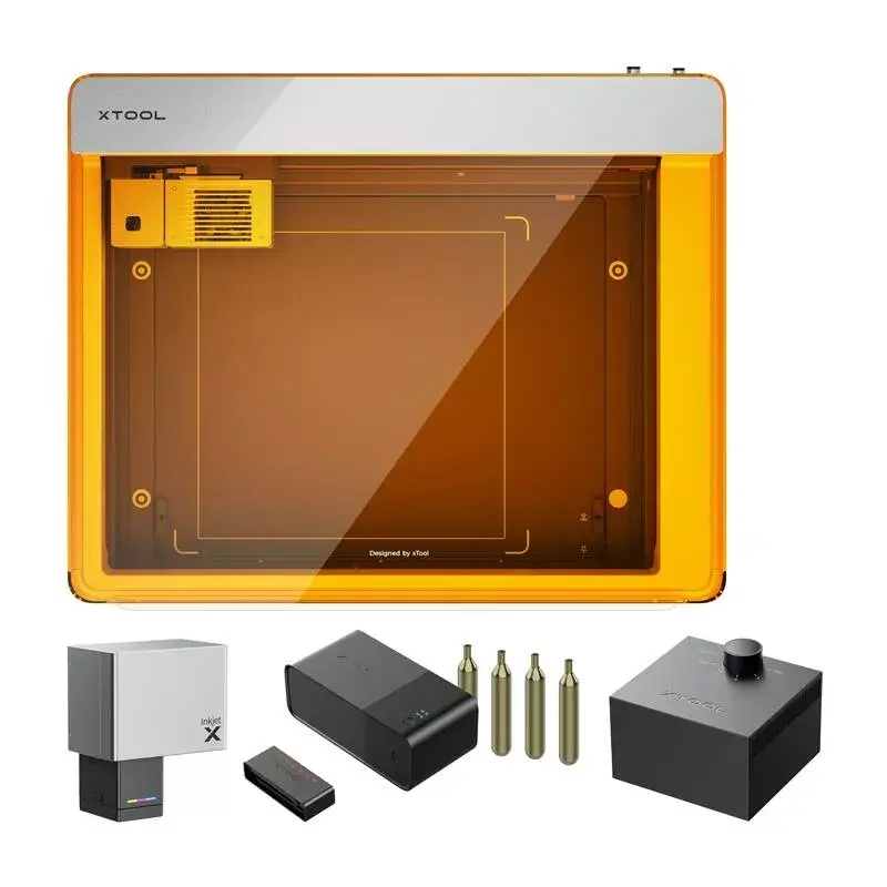 Gravadora a laser xTool M1 Ultra 20W Conjunto Deluxe — laser de 20W, gravadora/cortadora de secretária