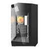 Caixa para computador Darkflash DY470 ATX Preto com 4 ventoinhas e suporte para GPU