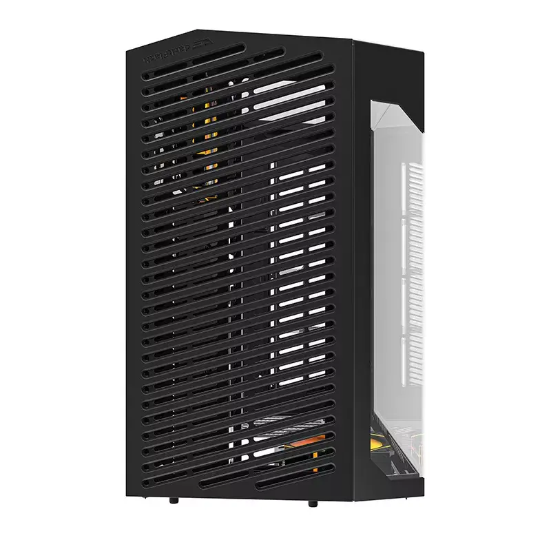 Caixa para computador Darkflash DY470 ATX Preto com 4 ventoinhas e suporte para GPU