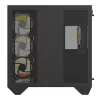 Caixa para computador Darkflash DY470 ATX Preto com 4 ventoinhas e suporte para GPU
