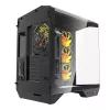 Caixa para computador Darkflash DY470 ATX Preto com 4 ventoinhas e suporte para GPU
