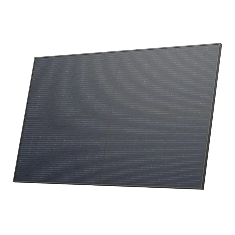 Conjunto com 2x módulo fotovoltaico EcoFlow 450W estrutura rígida EFSOLAR450W-2