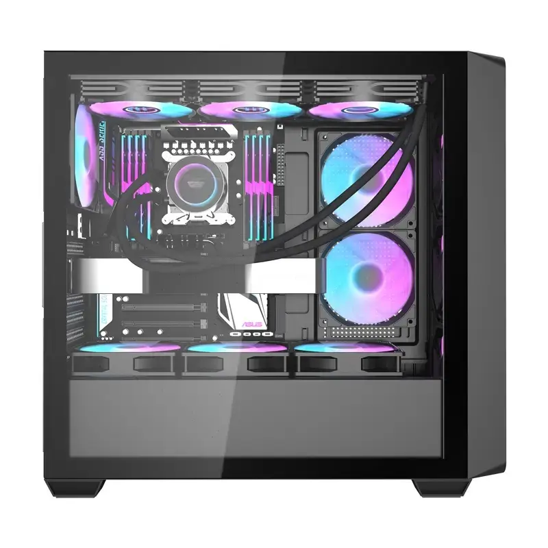 Caixa de computador Darkflash DS900WD ATX preto