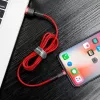 Cabo Lightning Baseus CALKLF-A09 0,5 m vermelho