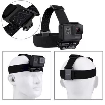 Adaptador de suporte para action cams Puluz suporte de cabeça universal para GoPro HERO9 compatível com frames e caixas