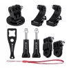 Conjunto de acessórios Puluz PKT11 para câmaras de ação — 20 peças, compatível com Osmo Action 5 Pro