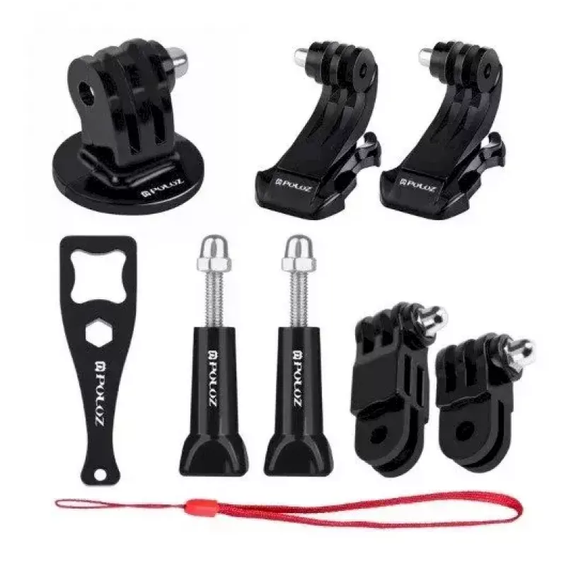 Conjunto de acessórios Puluz PKT11 para câmaras de ação — 20 peças, compatível com Osmo Action 5 Pro
