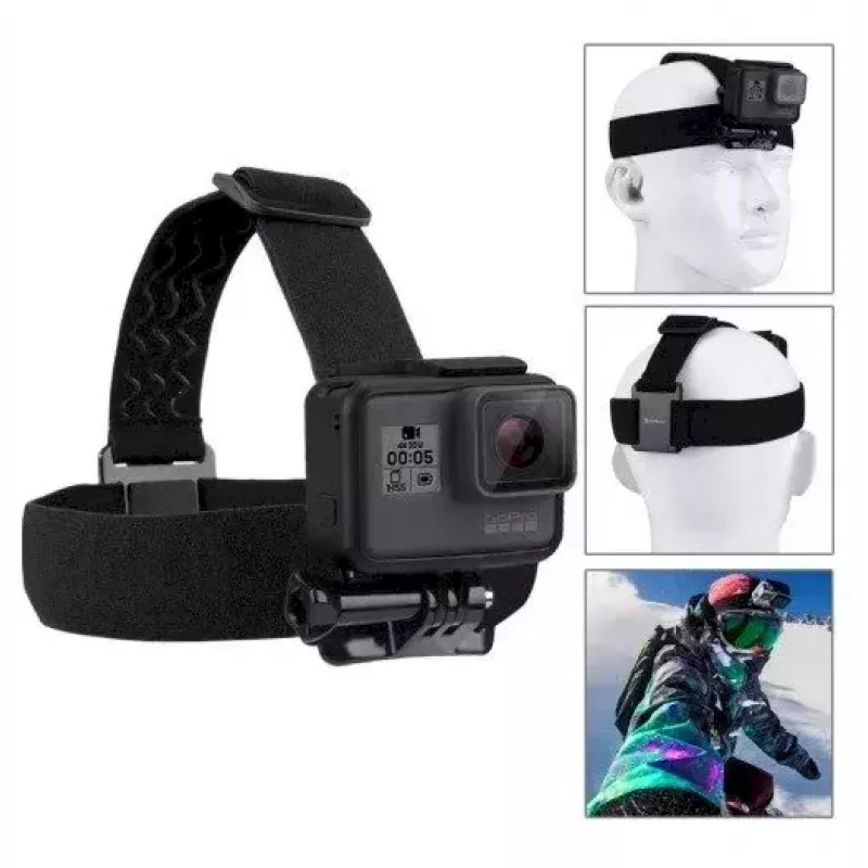 Conjunto de acessórios Puluz PKT11 para câmaras de ação — 20 peças, compatível com Osmo Action 5 Pro