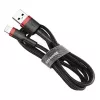 Cabo Lightning Baseus CALKLF-A19 0,5 m preto