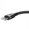Baseus Cafule CALKLF-AG1 cabo USB-A para Lightning, 2,4 A, 0,5 m, preto/cinzento