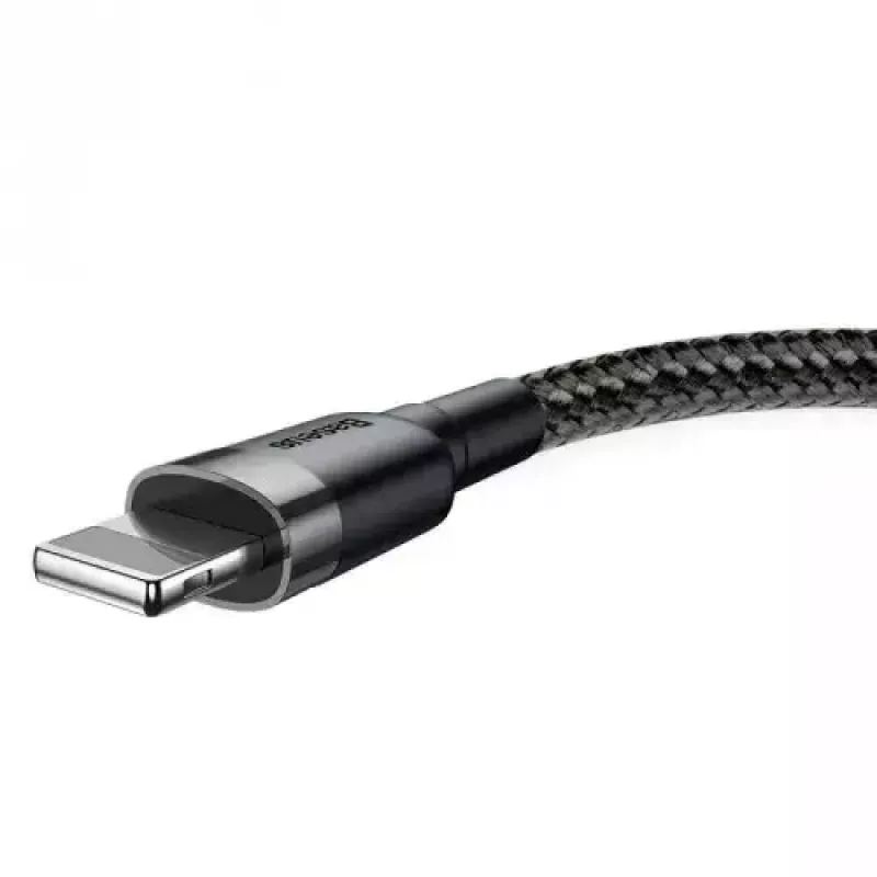 Baseus Cafule CALKLF-AG1 cabo USB-A para Lightning, 2,4 A, 0,5 m, preto/cinzento