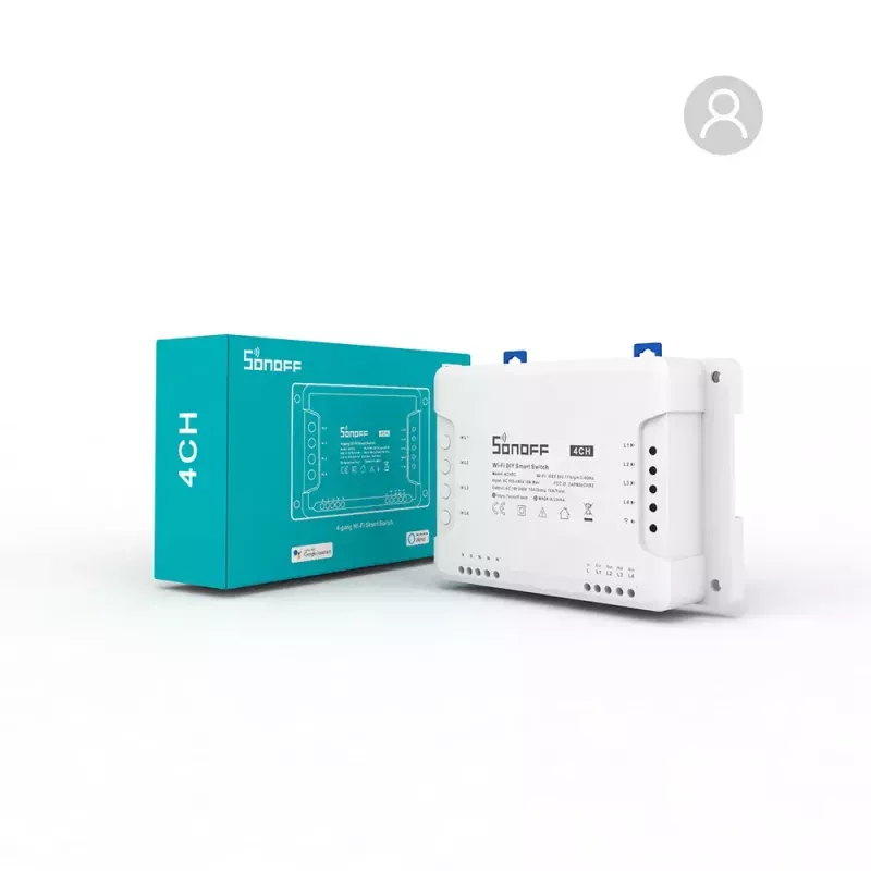 Interruptor inteligente Sonoff 4CHR3