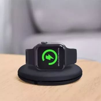 Organizador Baseus para carregador Apple Watch ACSLH-01 — preto, suporte para carregamento magnético