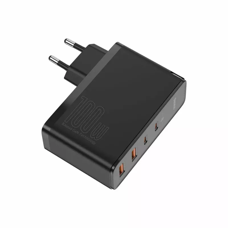 Carregador Baseus GaN2 4 portas carregamento rápido 100W