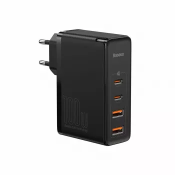 Carregador Baseus GaN2 4 portas carregamento rápido 100W